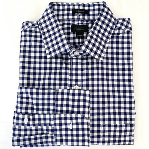 J. Crew Other - NWOT J. Crew Ludlow 120's 2 Ply Check Shirt - M